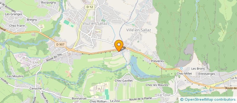 localisation de l'entreprise TOGAZE  VILLE-EN-SALLAZ