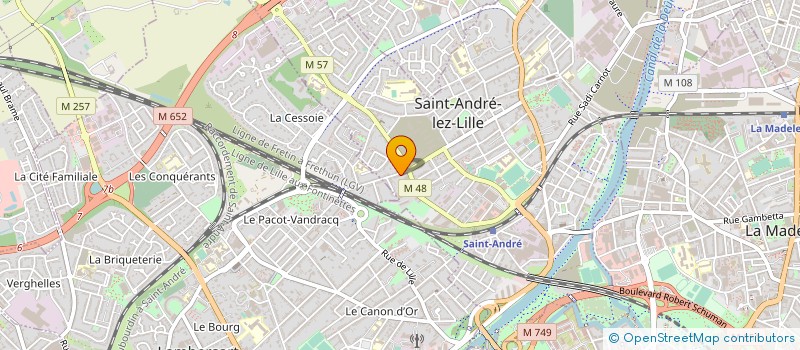 localisation de l'entreprise TOGETHER 4 YOU - COACHING, SOPHROLOGIE, LIBERATION DE POTENTIELS  SAINT-ANDRE-LEZ-LILLE