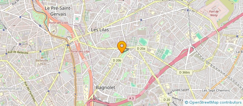 localisation de l'entreprise TOGETHER à BAGNOLET