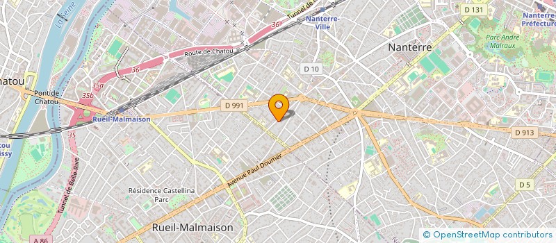 localisation de l'entreprise TOGETHER  NANTERRE