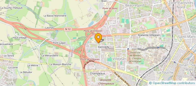 localisation de l'entreprise TOGETHER-NGO à RENNES