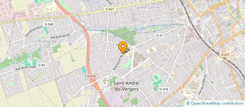 localisation de l'entreprise TOGGENBURGER à SAINT-ANDRE-LES-VERGERS