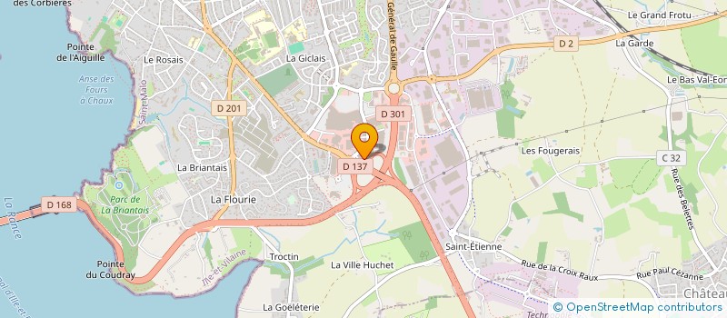 localisation de l'entreprise TOGIE DISTRIBUTION à SAINT-MALO