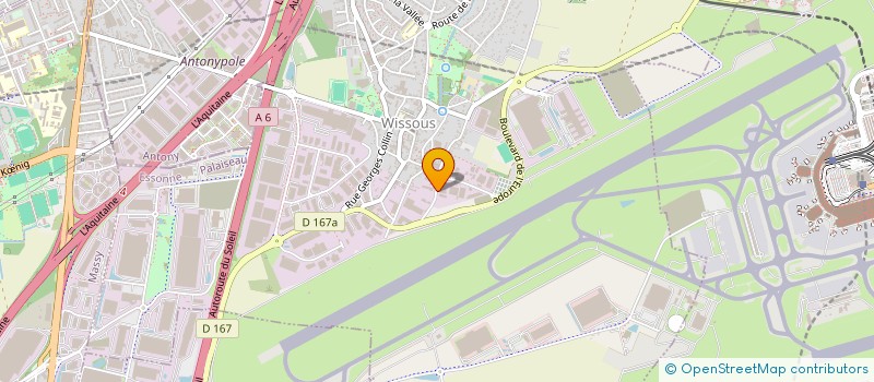 localisation de l'entreprise TOGIMA à WISSOUS