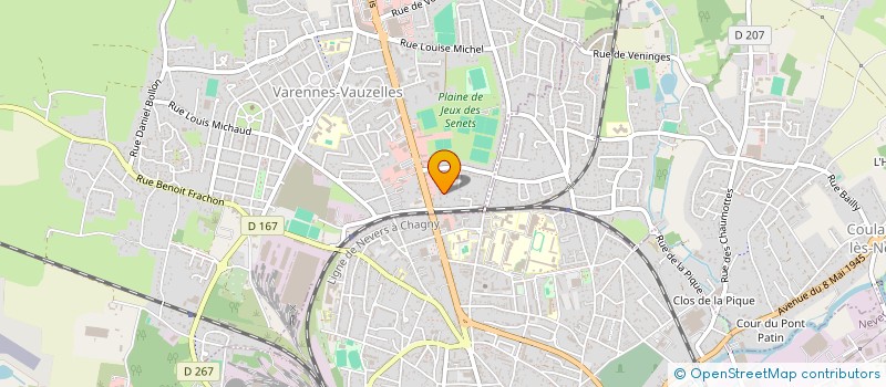 localisation de l'entreprise TOGNA  VARENNES-VAUZELLES