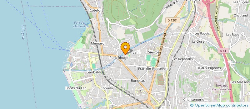 localisation de l'entreprise TOGNA SARL à AIX-LES-BAINS