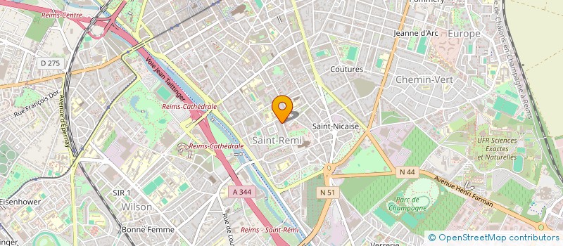 localisation de l'entreprise TOGO  REIMS