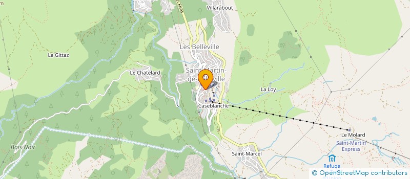 localisation de l'entreprise TOGOSPORTS  LES BELLEVILLE