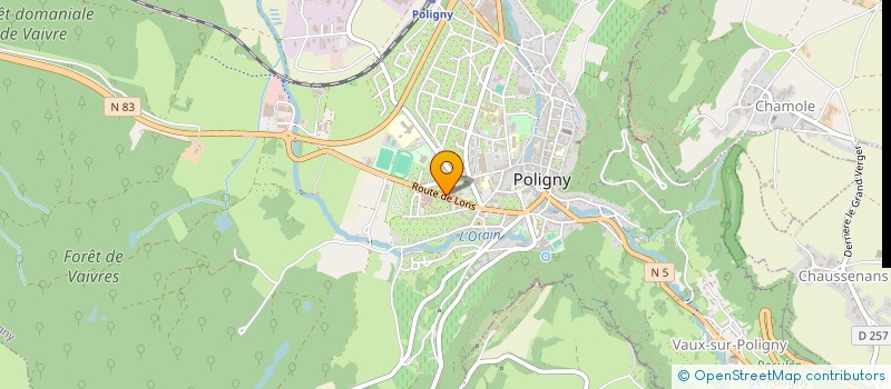 localisation de l'entreprise TOHO SPORTS à POLIGNY