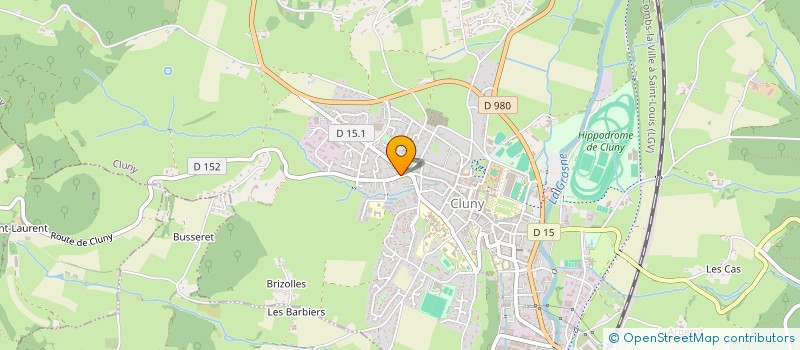 localisation de l'entreprise TOHU-BOHU  CLUNY