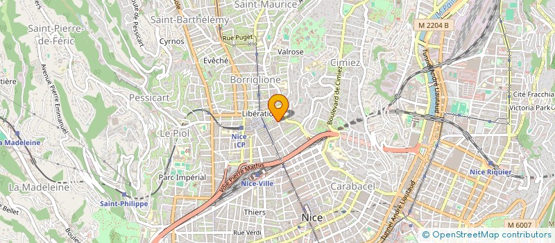 localisation de l'entreprise TOI ET MOI à NICE