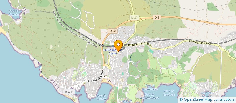 localisation de l'entreprise TOI-TOO à MARTIGUES