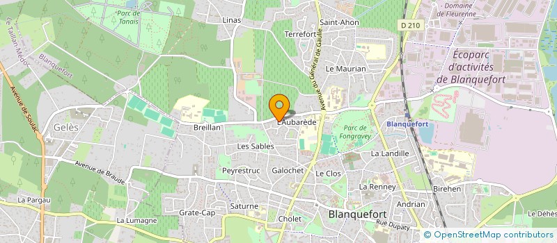 localisation de l'entreprise TOIDI CAPITAL à BLANQUEFORT