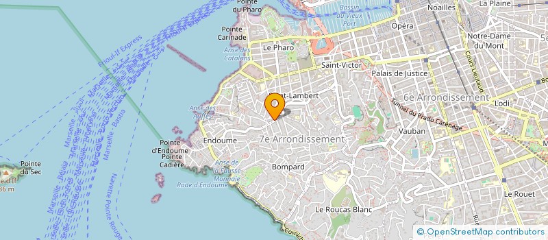 localisation de l'entreprise TOILE DE FOND  MARSEILLE