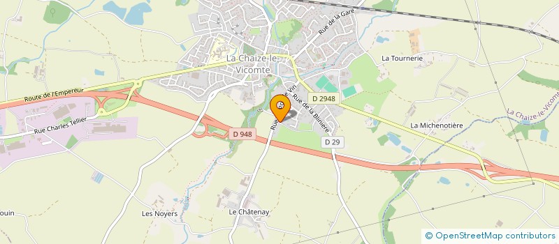 localisation de l'entreprise TOILE DE SONS  CHAIZE LE VICOMTE (LA)