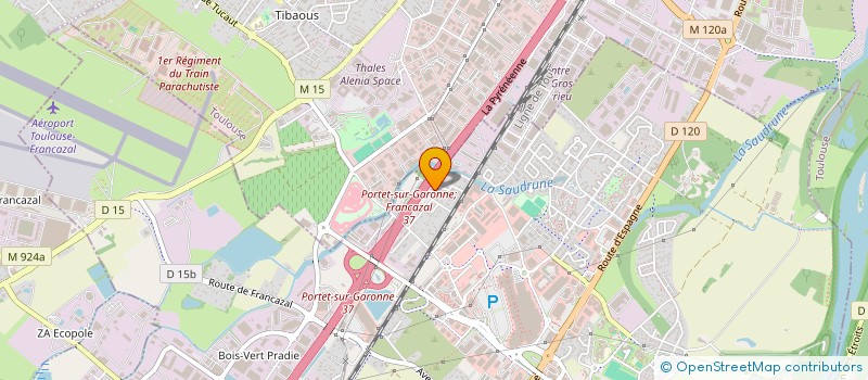 localisation de l'entreprise TOILES ET PAGES  PORTET-SUR-GARONNE