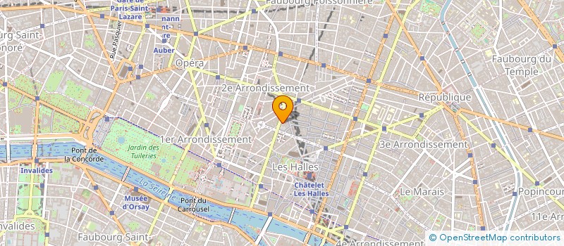 localisation de l'entreprise TOILES & TOILES à PARIS