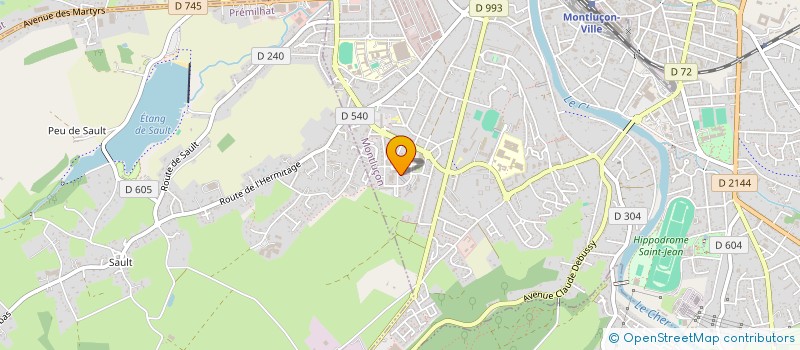 localisation de l'entreprise TOIMAA-NIYA DE MONTLUCON à MONTLUCON