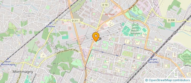 localisation de l'entreprise TOIMAYA95 à SARCELLES