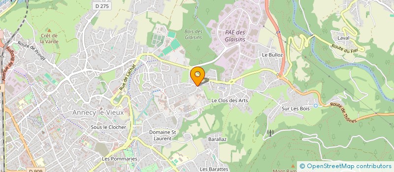 localisation de l'entreprise TOINE à ANNECY