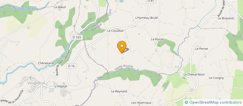 localisation de l'entreprise TOINON à HAUTE-RIVOIRE