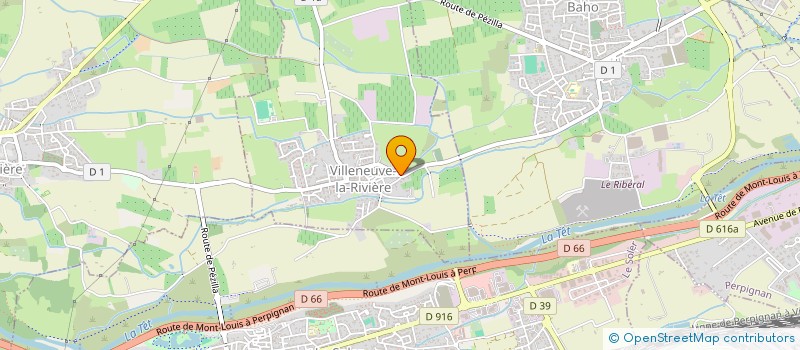 localisation de l'entreprise TOINOU  VILLENEUVE-LA-RIVIERE