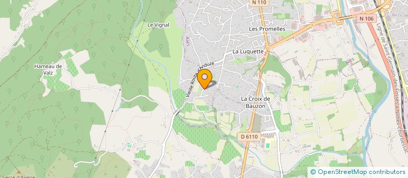 localisation de l'entreprise TOIRON THOMAS  ALES