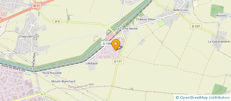 localisation de l'entreprise TOISEUR 17 à DOMPIERRE-SUR-MER
