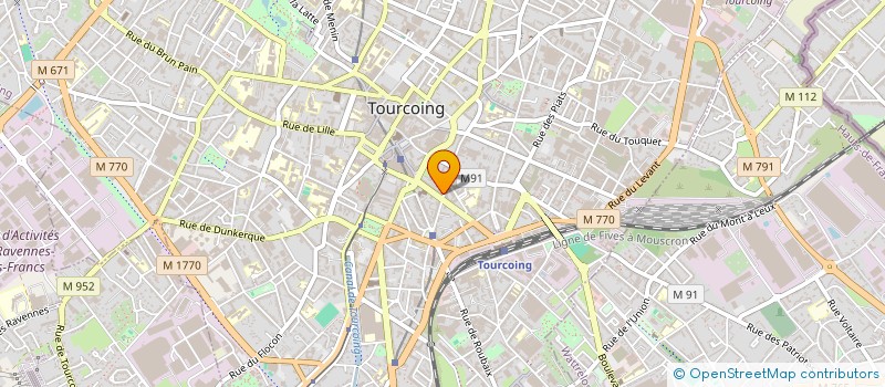 localisation de l'entreprise TOIT 2000 à TOURCOING