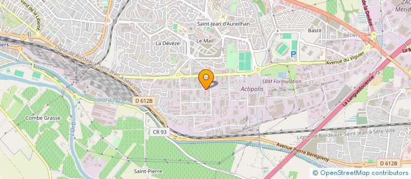 localisation de l'entreprise TOIT 3 CMX BEZIERS  BEZIERS