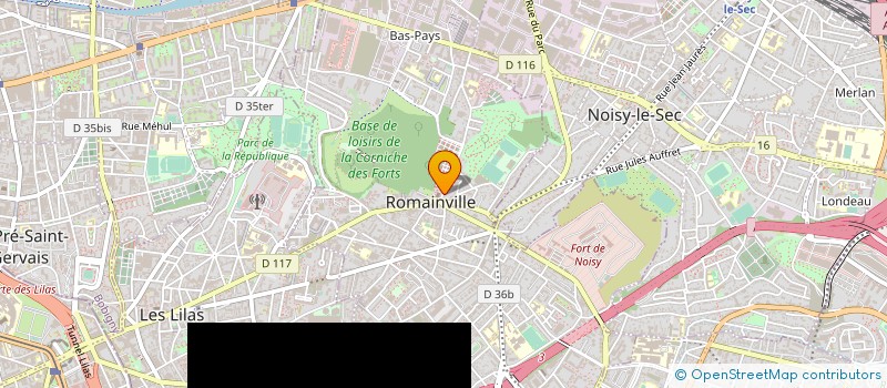 localisation de l'entreprise TOIT A PARIS à ROMAINVILLE