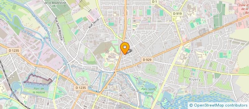 localisation de l'entreprise TOIT AUSSI SA COOPERATIVE DE PRODUCTION D'HABITATION A LOYER MODERE D'AMIENS METROPOLE  AMIENS