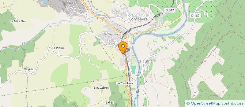localisation de l'entreprise TOIT CAUSSES à AGUESSAC