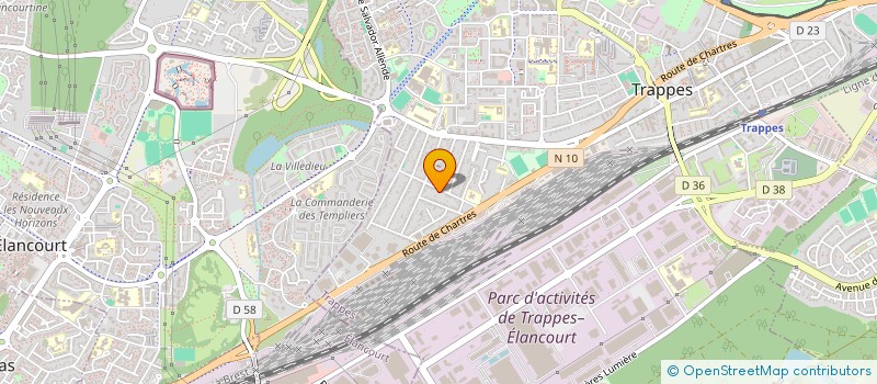 localisation de l'entreprise TOIT DE FRANCE 92 à TRAPPES