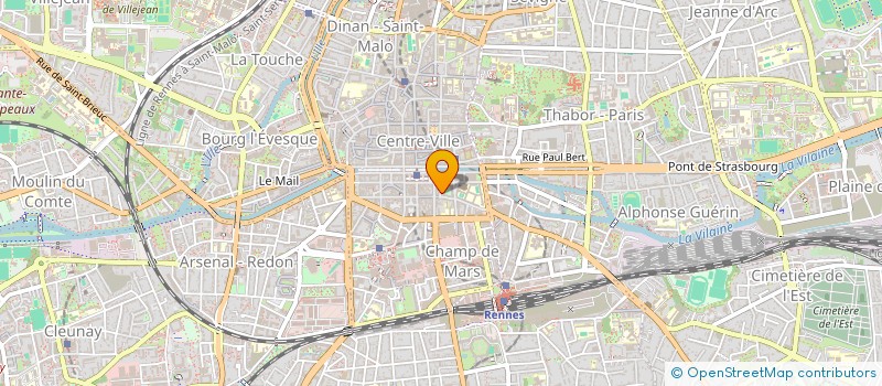 localisation de l'entreprise TOIT DU MONDE à RENNES