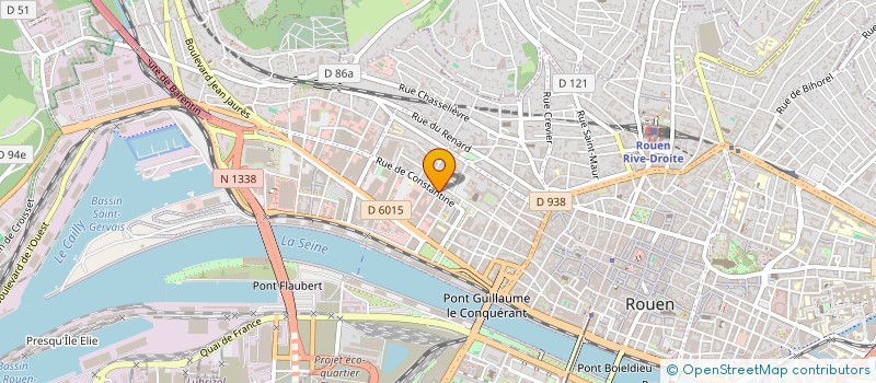 localisation de l'entreprise TOIT EN SCENE à ROUEN