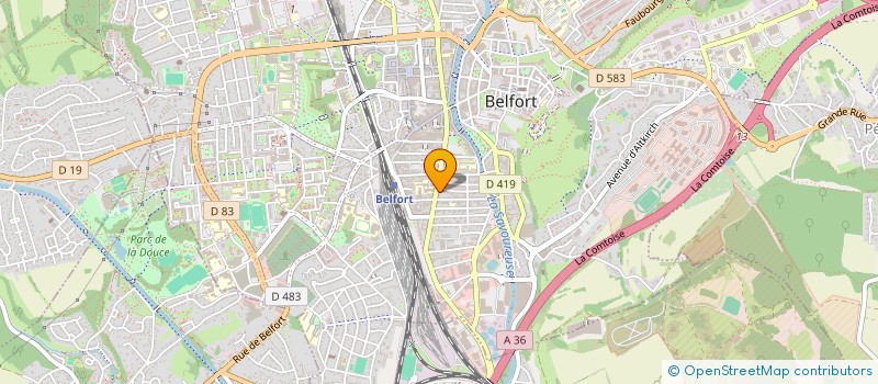 localisation de l'entreprise TOIT ET MOI  BELFORT