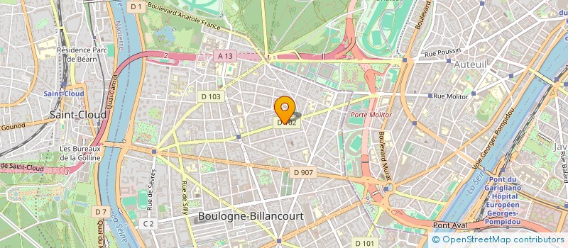 localisation de l'entreprise TOIT ET NOUE à BOULOGNE-BILLANCOURT