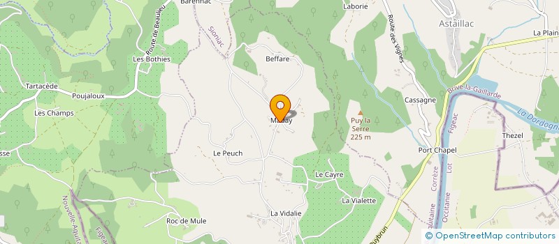 localisation de l'entreprise TOIT ET SOI  LIOURDRES