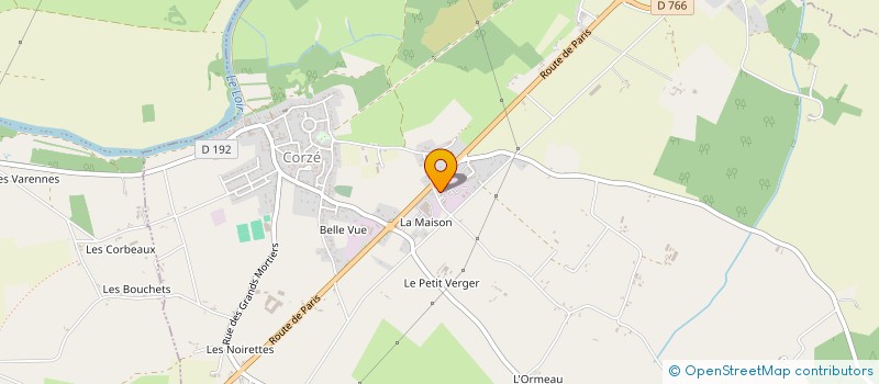 localisation de l'entreprise TOIT ETANCHE  LOIRE-AUTHION