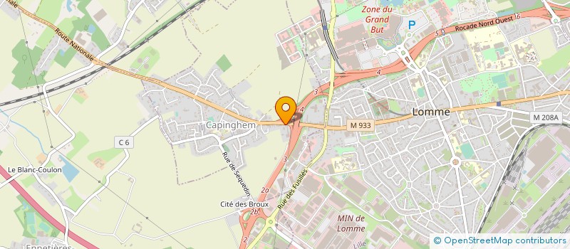 localisation de l'entreprise TOIT'ISOL à LILLE