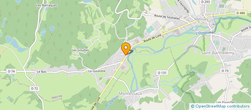 localisation de l'entreprise TOIT ' ISOL ECO  MELISEY