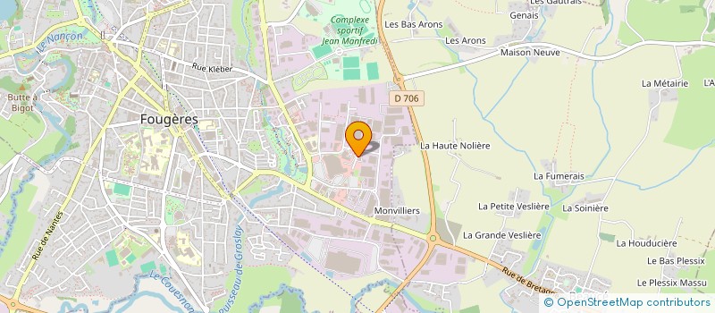 localisation de l'entreprise TOIT MALO  FOUGERES