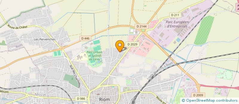 localisation de l'entreprise TOIT MEME - HABITAT PARTAGE ET ACCOMPAGNE  RIOM