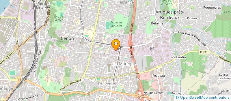 localisation de l'entreprise TOIT MUR SOL  CENON