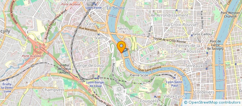 localisation de l'entreprise TOIT PASSAGER à LYON
