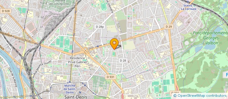 localisation de l'entreprise TOIT STYLE à SAINT-DENIS