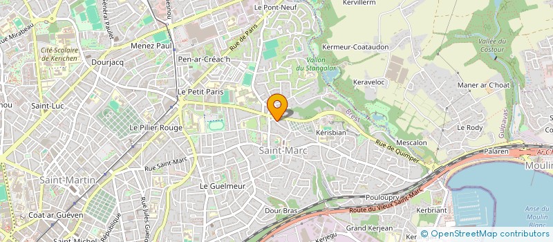 localisation de l'entreprise TOIT' URIEN à BREST