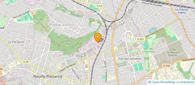 localisation de l'entreprise TOITHERM à NEUILLY-SUR-MARNE