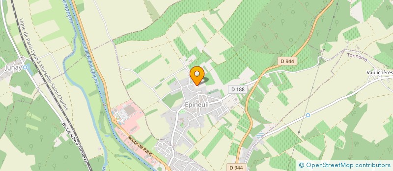 localisation de l'entreprise TOITS DE BOURGOGNE ETBS FEVRE à EPINEUIL